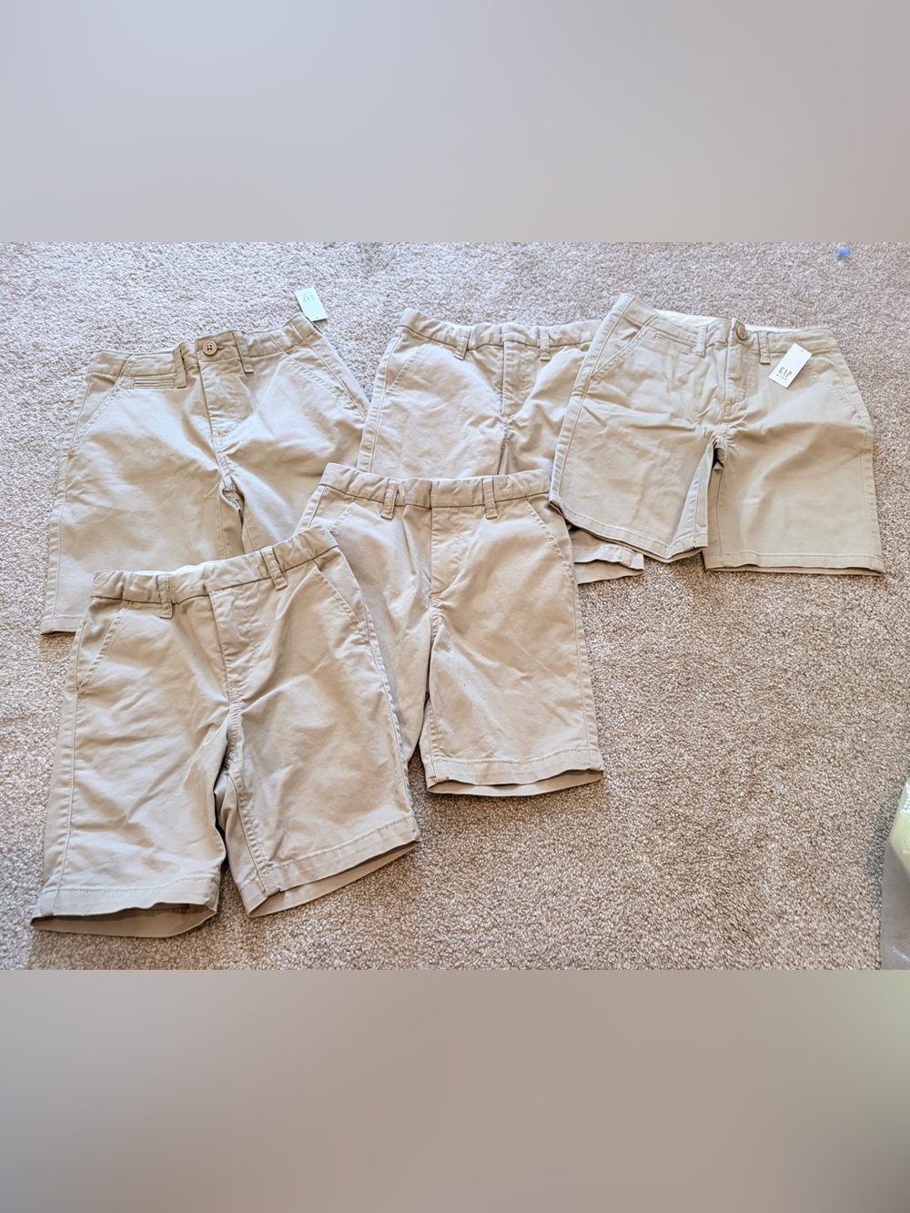 GAP Boys' Khaki Shorts - Light Tan Set